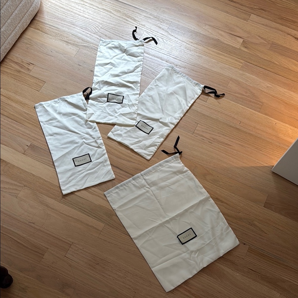 Gucci dust bags